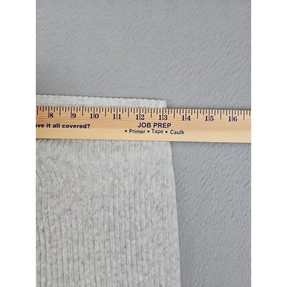 Aerie Pants Women's Small 26x31 Grey Ribbed High Rise Flare Bell Bottom - Picture 7 of 8